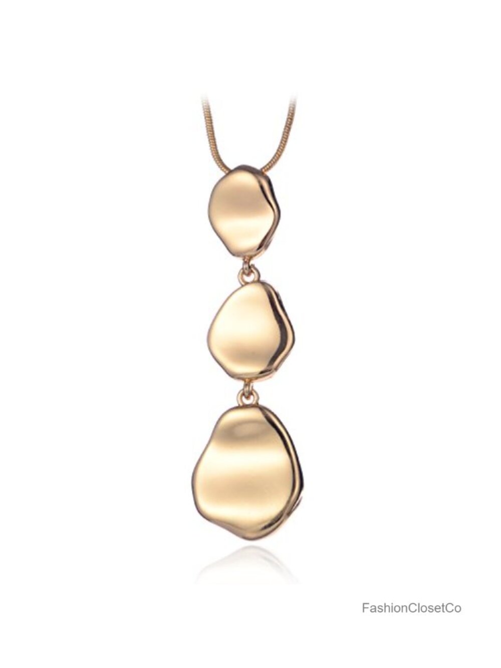 Long Pendant Y Necklace Set for Women 18k Gold Plated Layered Statement Jewelry